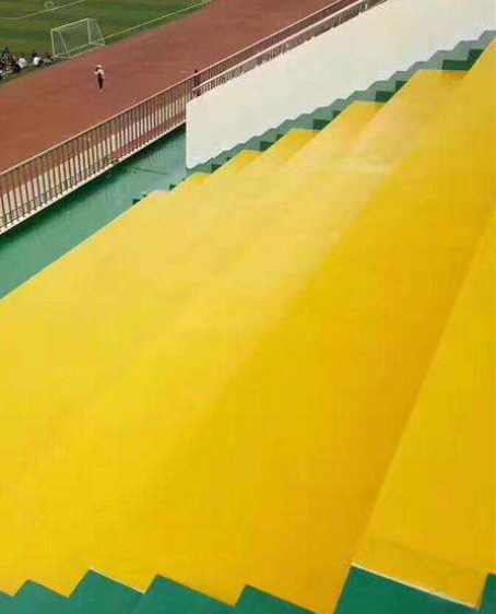 南岳球场台阶翻新修补改造